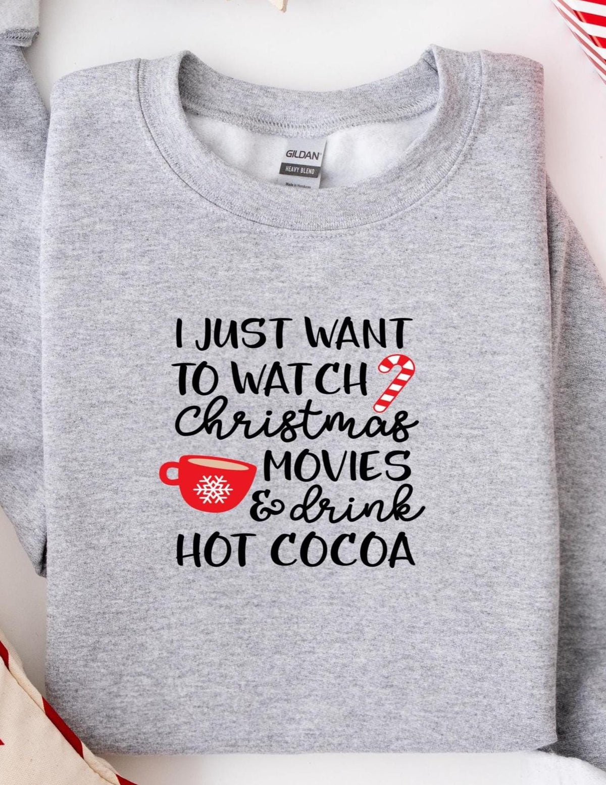 Christmas Movies Hot Cocoa Sweatshirt