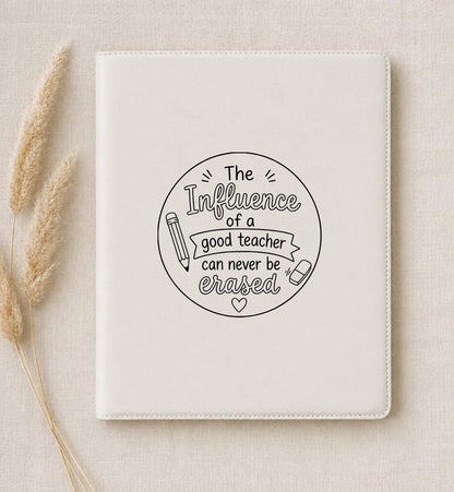 Engraved Leatherette Portfolio | Teacher Appreciation Gift