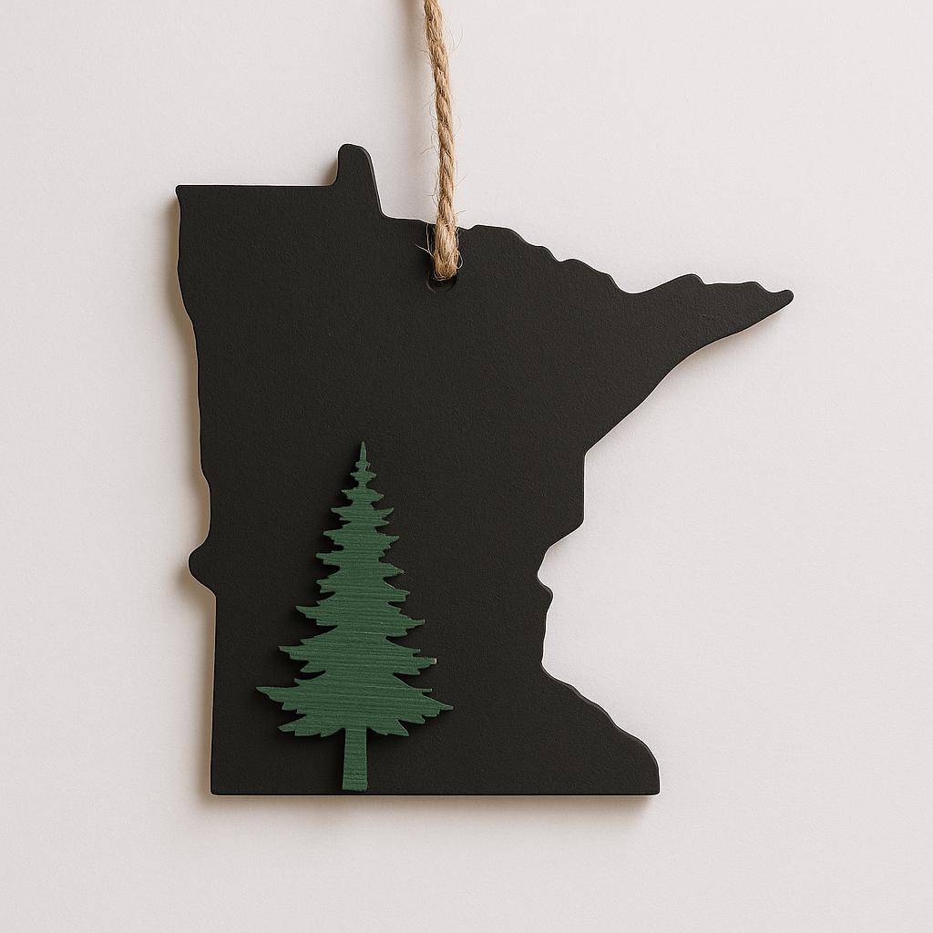 Minnesota Christmas Ornament
