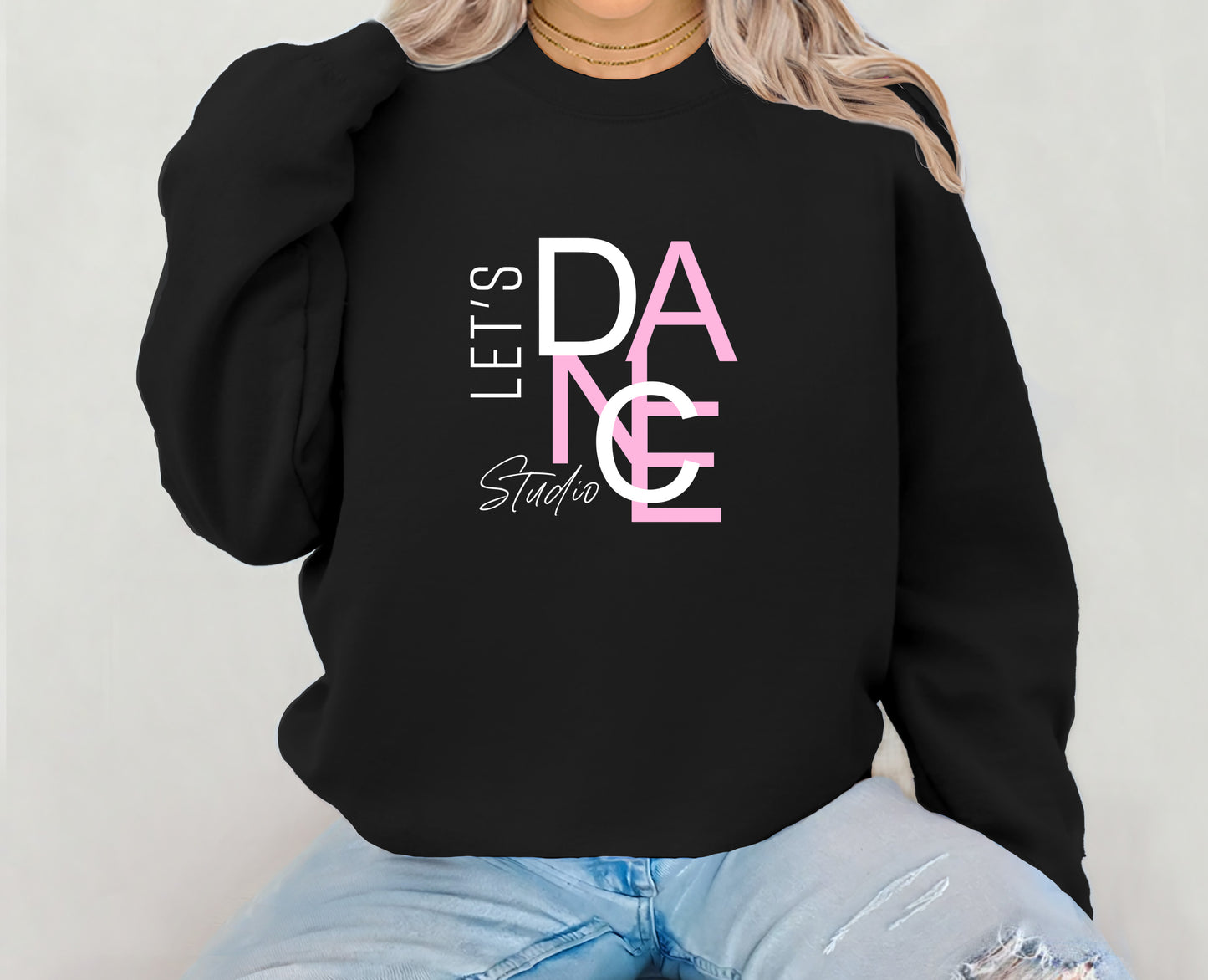 Teen/Adult Let's Dance Studio Crewneck Sweatshirt