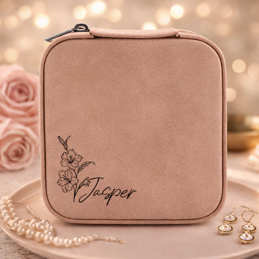 Personalized Travel Jewelry Box