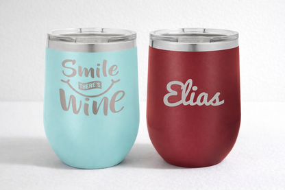 12 oz Stemless Wine Tumbler