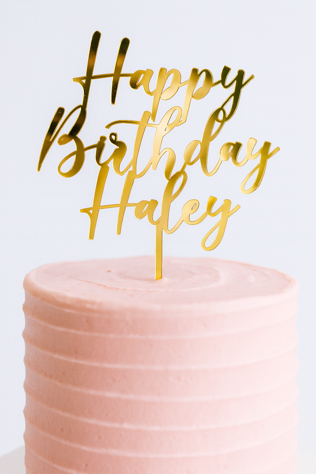 Acrylic or Wood Cake Topper