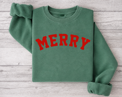 Merry Minimalist Christmas Crewneck