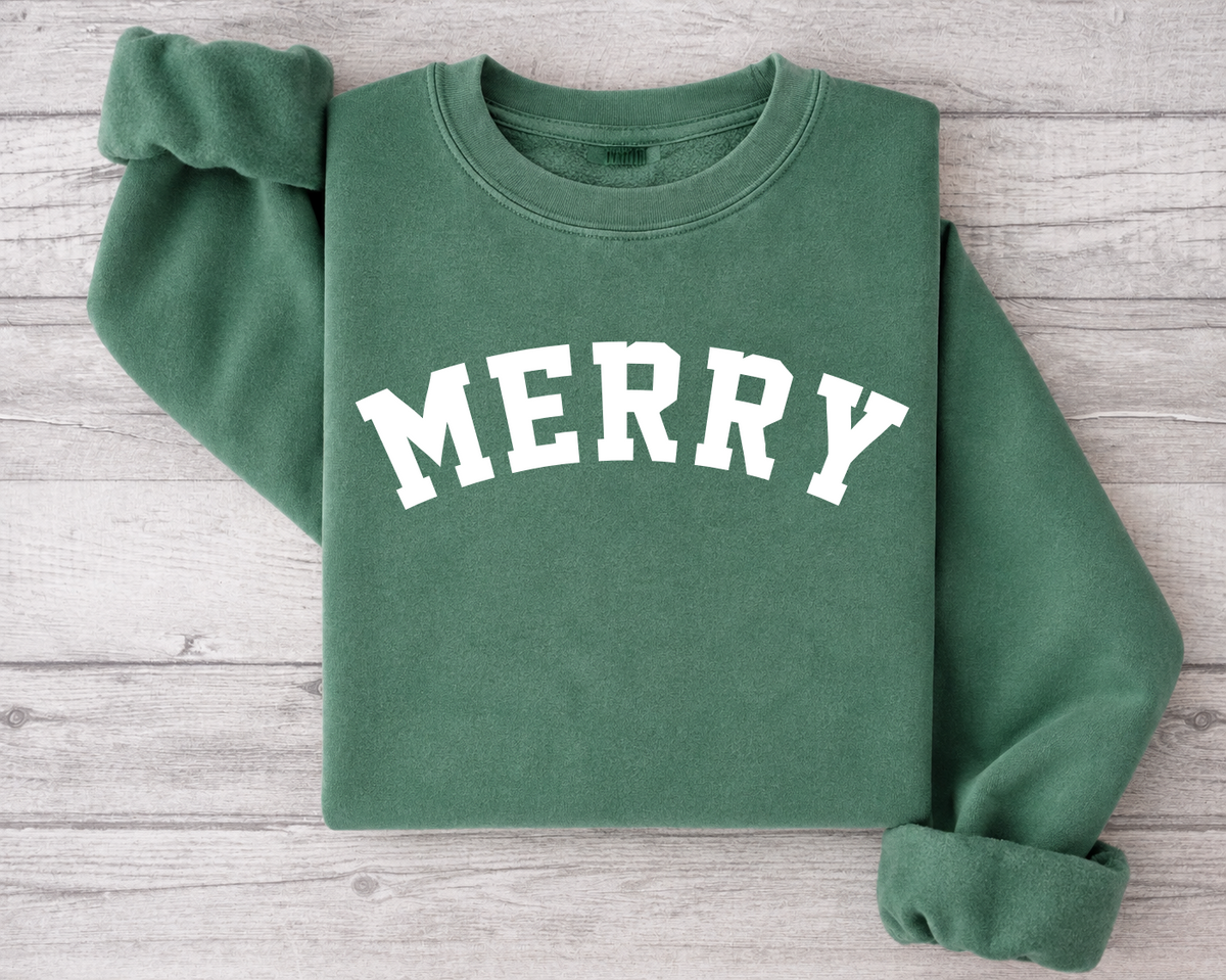 Merry Minimalist Christmas Crewneck