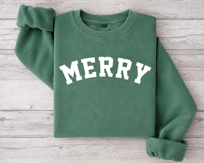 Merry Minimalist Christmas Crewneck