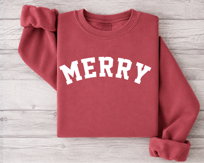 Merry Minimalist Christmas Crewneck