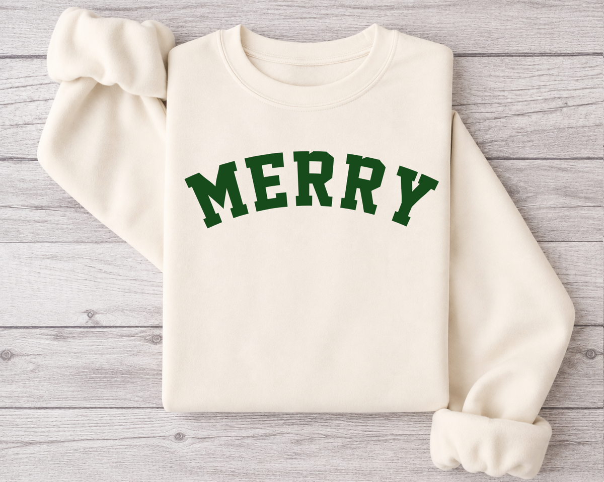 Merry Minimalist Christmas Crewneck
