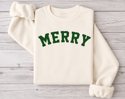 Merry Minimalist Christmas Crewneck