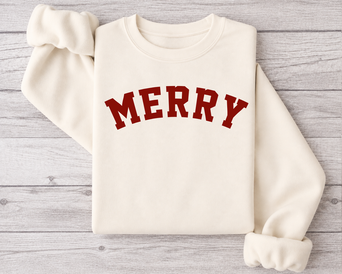Merry Minimalist Christmas Crewneck