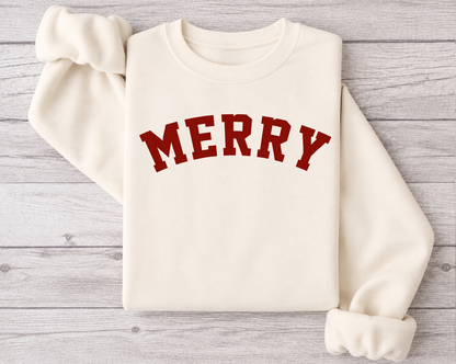 Merry Minimalist Christmas Crewneck