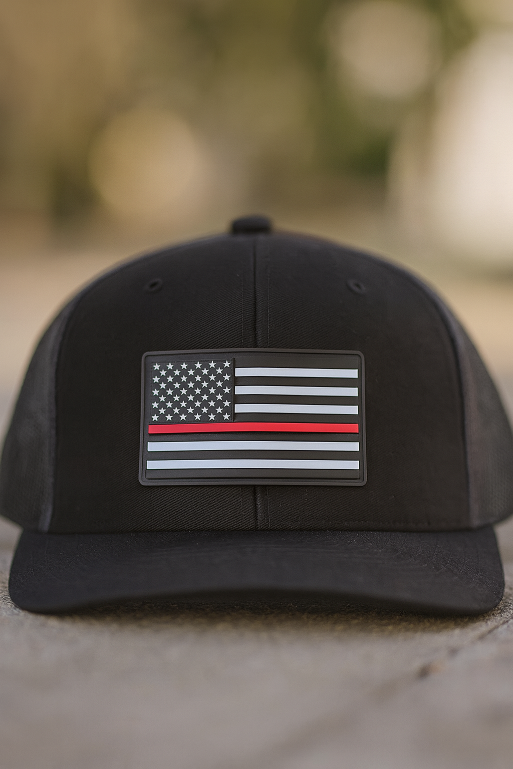 American Flag Patch Trucker Hat - Richardson 112