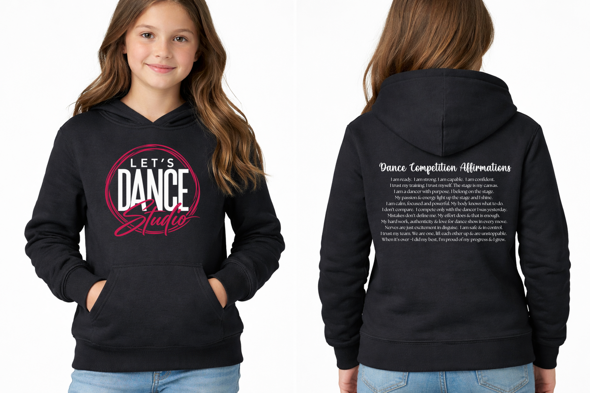 Youth Let's Dance Studio Hooded Sweatshirt