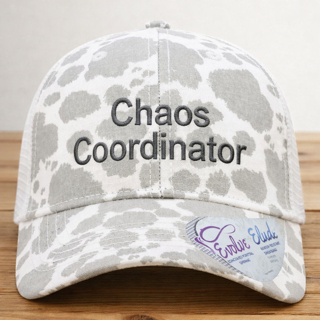 Chaos Coordinator Embroidered Women Ponytail Hat