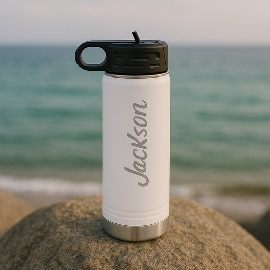20 oz Engraved Water Bottle