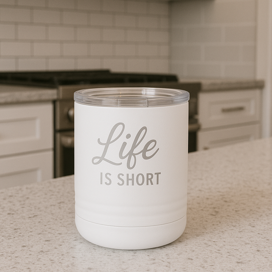 10 oz engraved mini tumbler