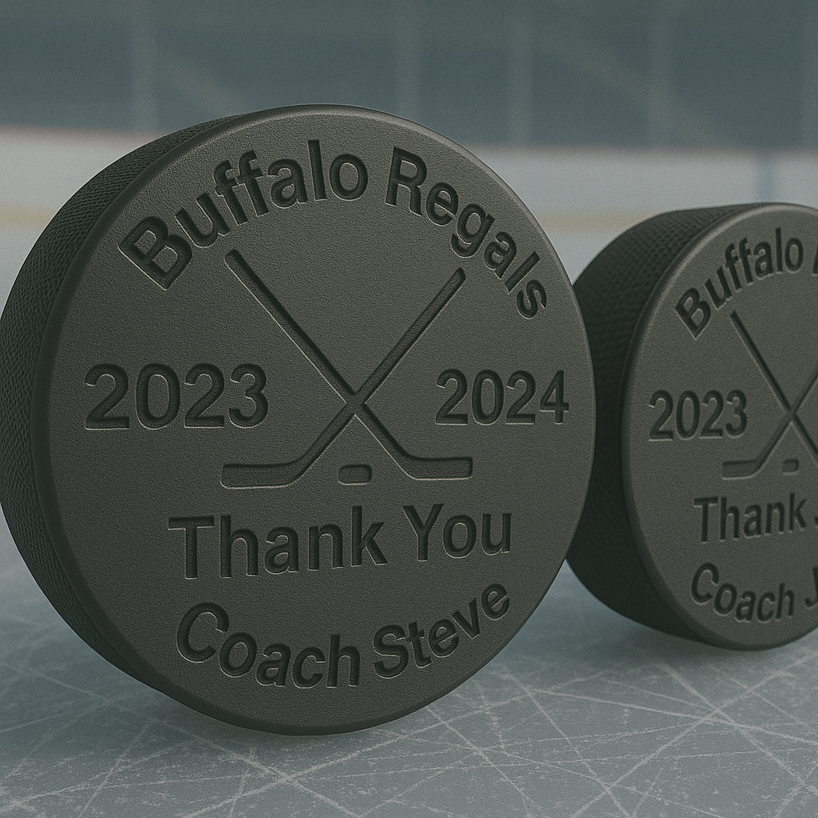 Personalized Hockey Pucks