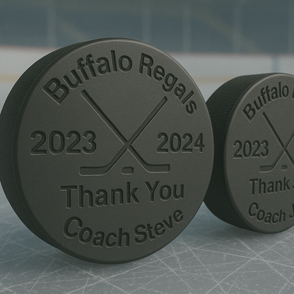 Personalized Hockey Pucks