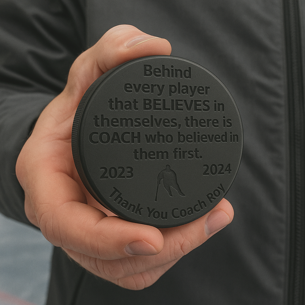Personalized Hockey Pucks