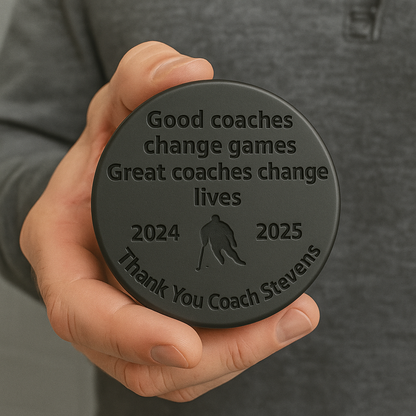 Personalized Hockey Pucks