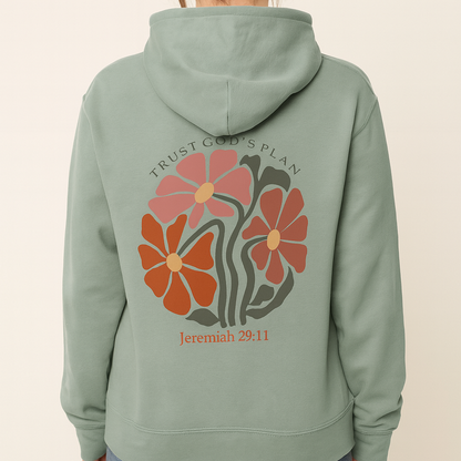Faith Hoodie Trust God’s Plan Adult Sweatshirt