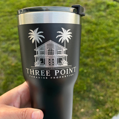 20oz laser engraved RTIC tumbler