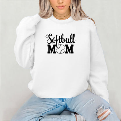 Softball Mom Crewneck Sweatshirt