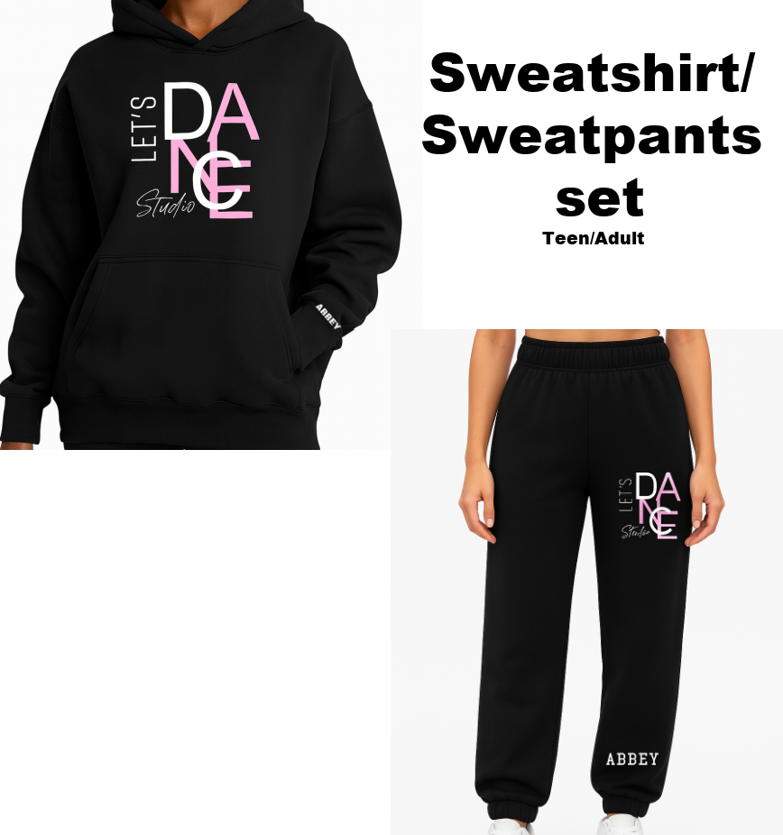 Teen/Adult Sweatshirt/Sweatpants Set