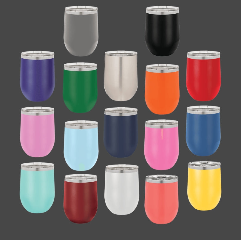 12 oz Stemless Wine Tumbler