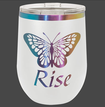 12 oz Stemless Wine Tumbler