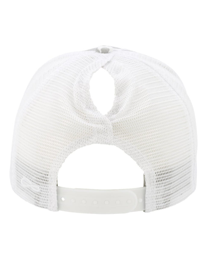 Chaos Coordinator Embroidered Women Ponytail Hat