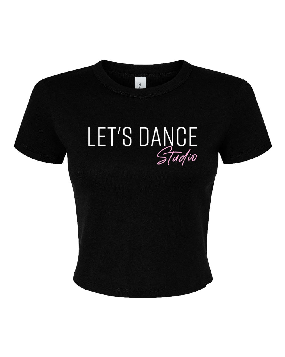 Teen/Adult Let's Dance Studio Fitted Baby Tee