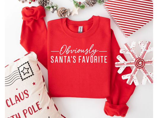Obviously Santa’s Favorite Sweatshirt