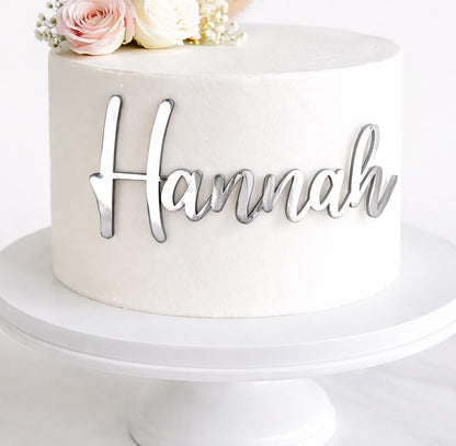 Personalized Acrylic Cake Charm