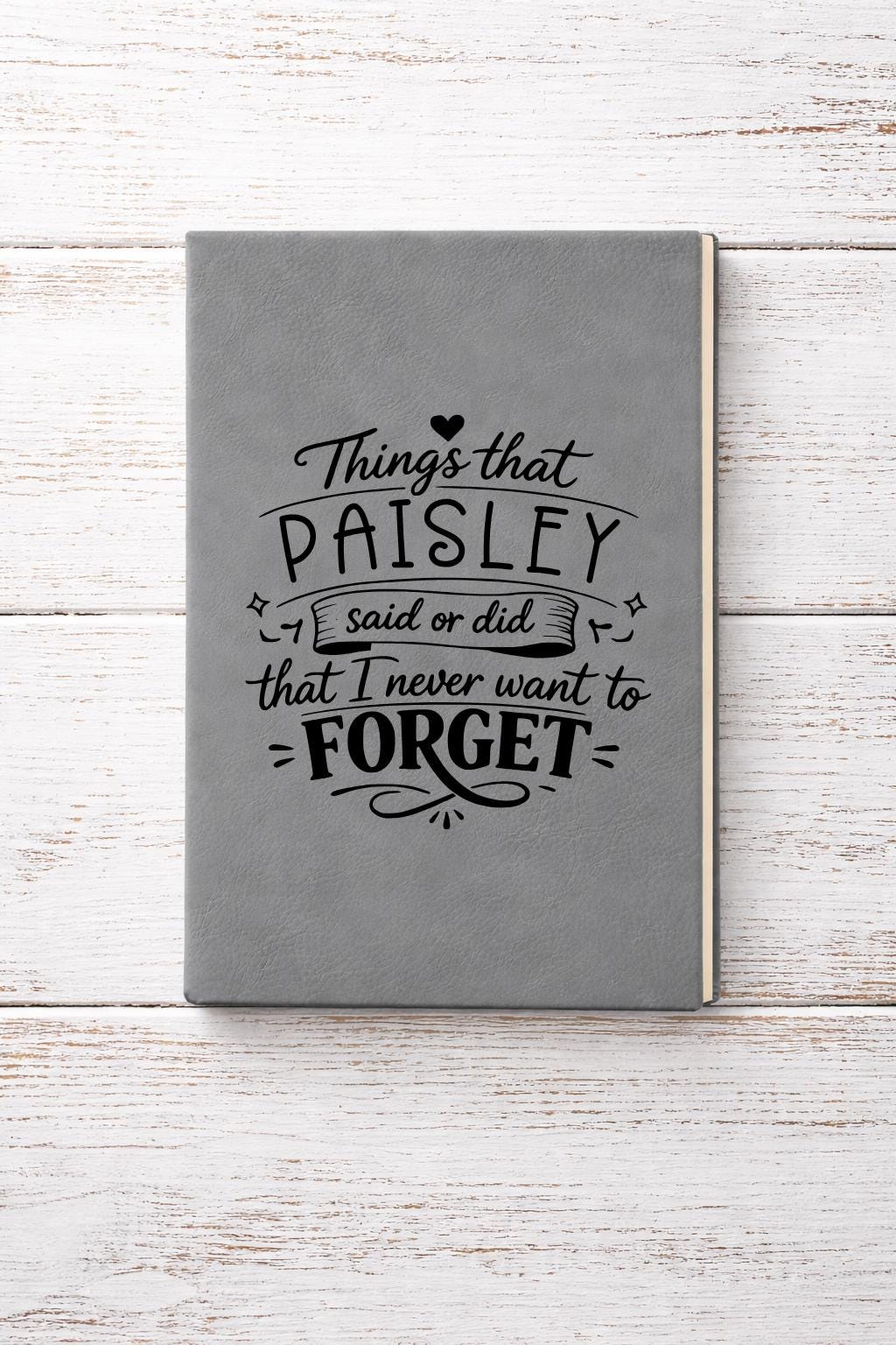 Personalized Memory Journal | Keepsake Gift | Mother's Day Gift