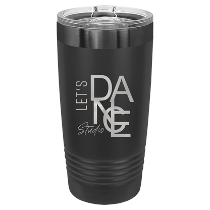 Let's Dance Studio Logo 20 oz tumbler