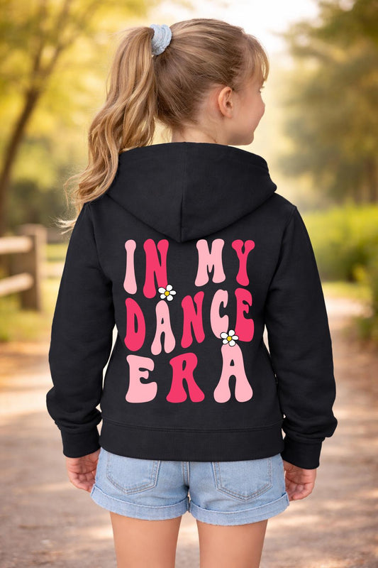 Youth Dance Era Hoodie, Retro Pink Daisy Sweatshirt, Girls Dance Outfit