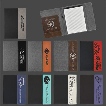 Personalized Vegan Leather Portfolio