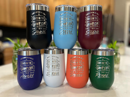 Personalized Polar Camel Tumbler, Engraved 12 oz or 16 oz Insulated Cup