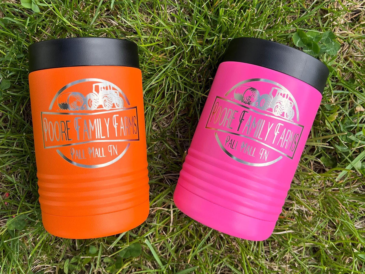Personalized Laser Engraved Can Cooler – Custom Polar Camel Stainless Steel Gift