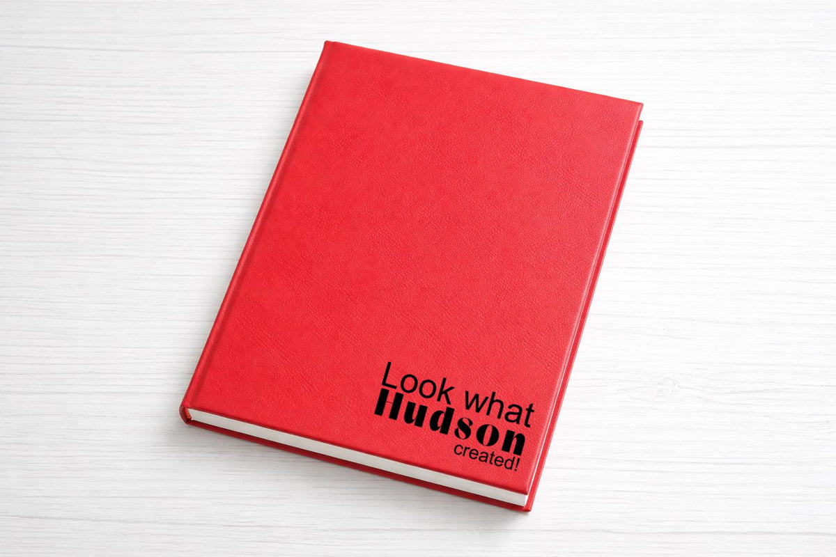 Personalized Kids Sketchbook – “Look What ___ Created!”