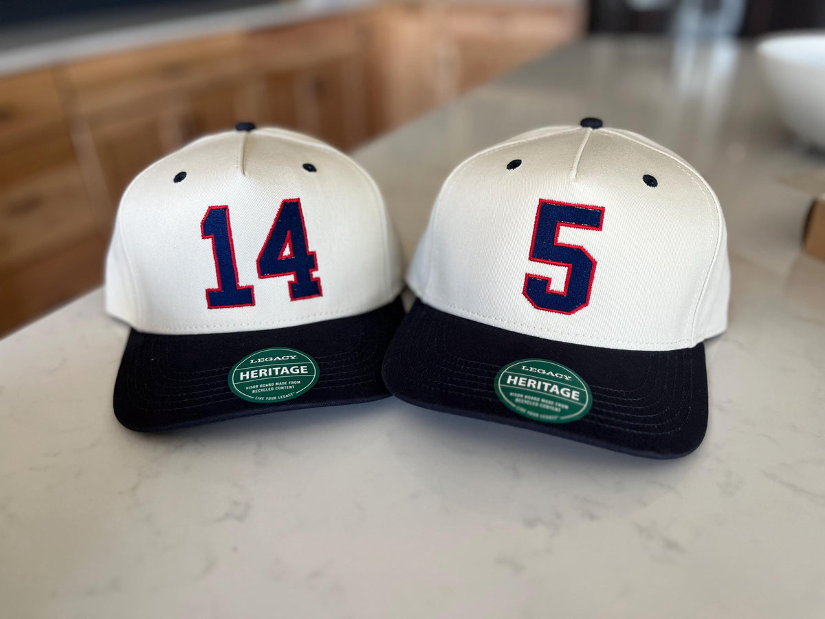 Custom Embroidered Baseball Number Hat