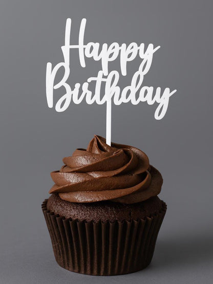 Happy Birthday Cupcake Toppers