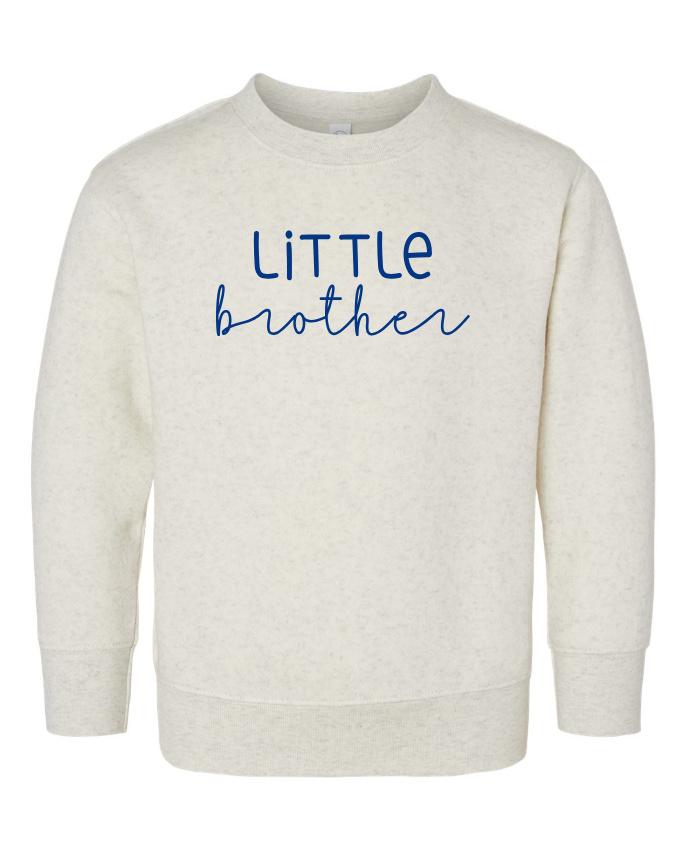 Little Brother Sweatshirt, Promoted Big Brother Gift, Kid Pullover