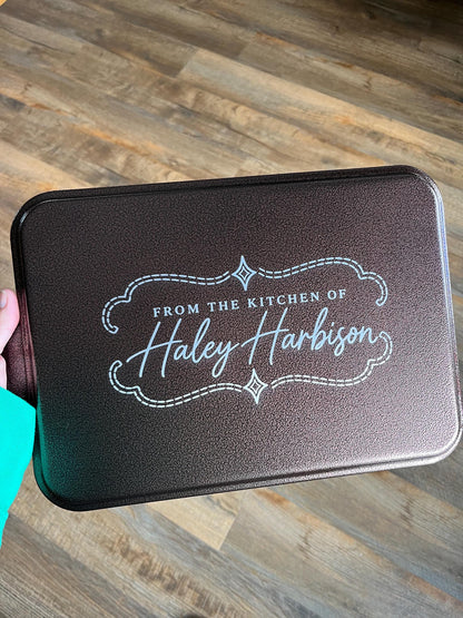 Personalized Engraved Aluminum Cake Pan (9"x13")