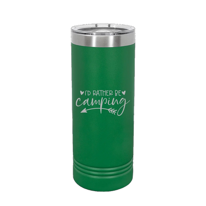 22oz engraved skinny tumbler with metal straw