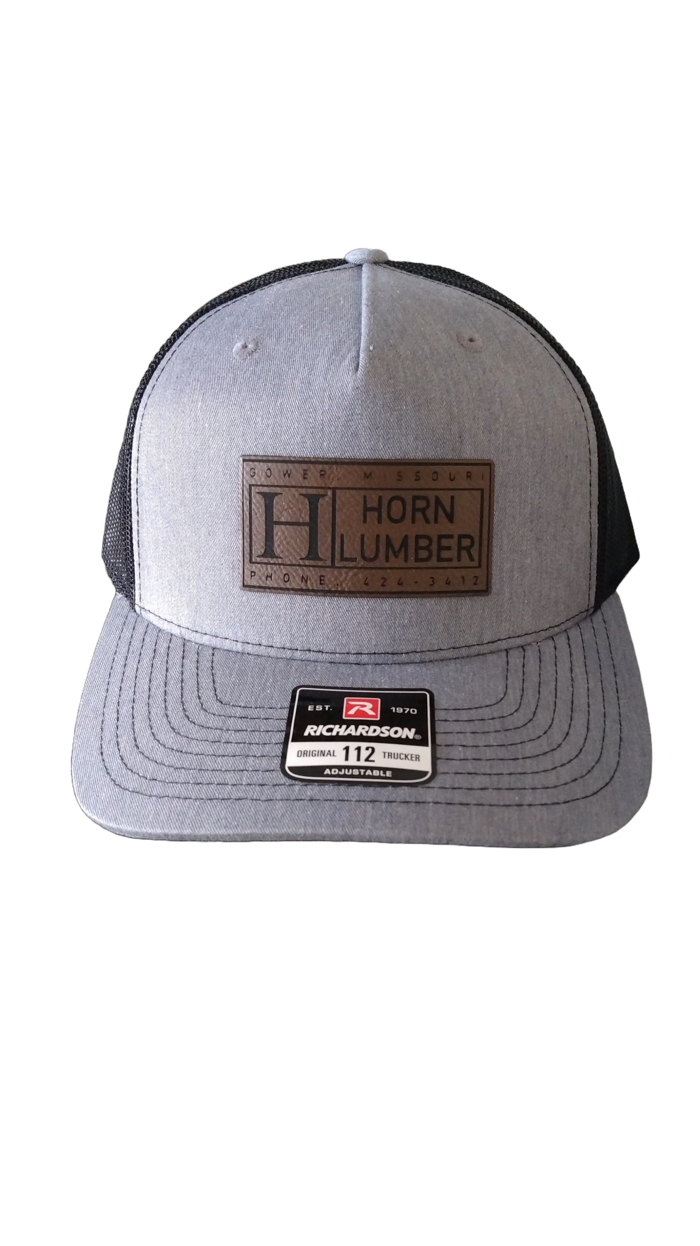 Richardson 112 customizable leatherette patch trucker hats