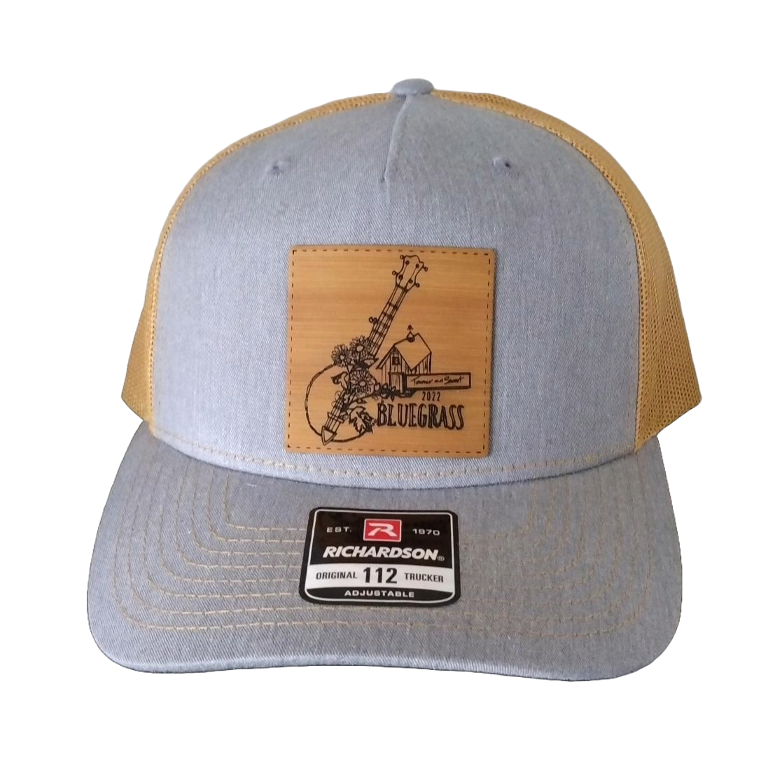 Richardson 112 customizable leatherette patch trucker hats