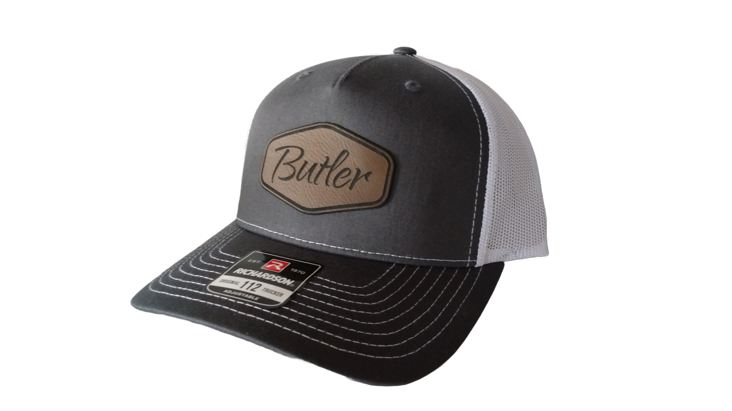 Richardson 112 customizable leatherette patch trucker hats