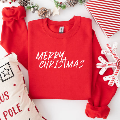 Merry Christmas Crewneck Sweatshirt